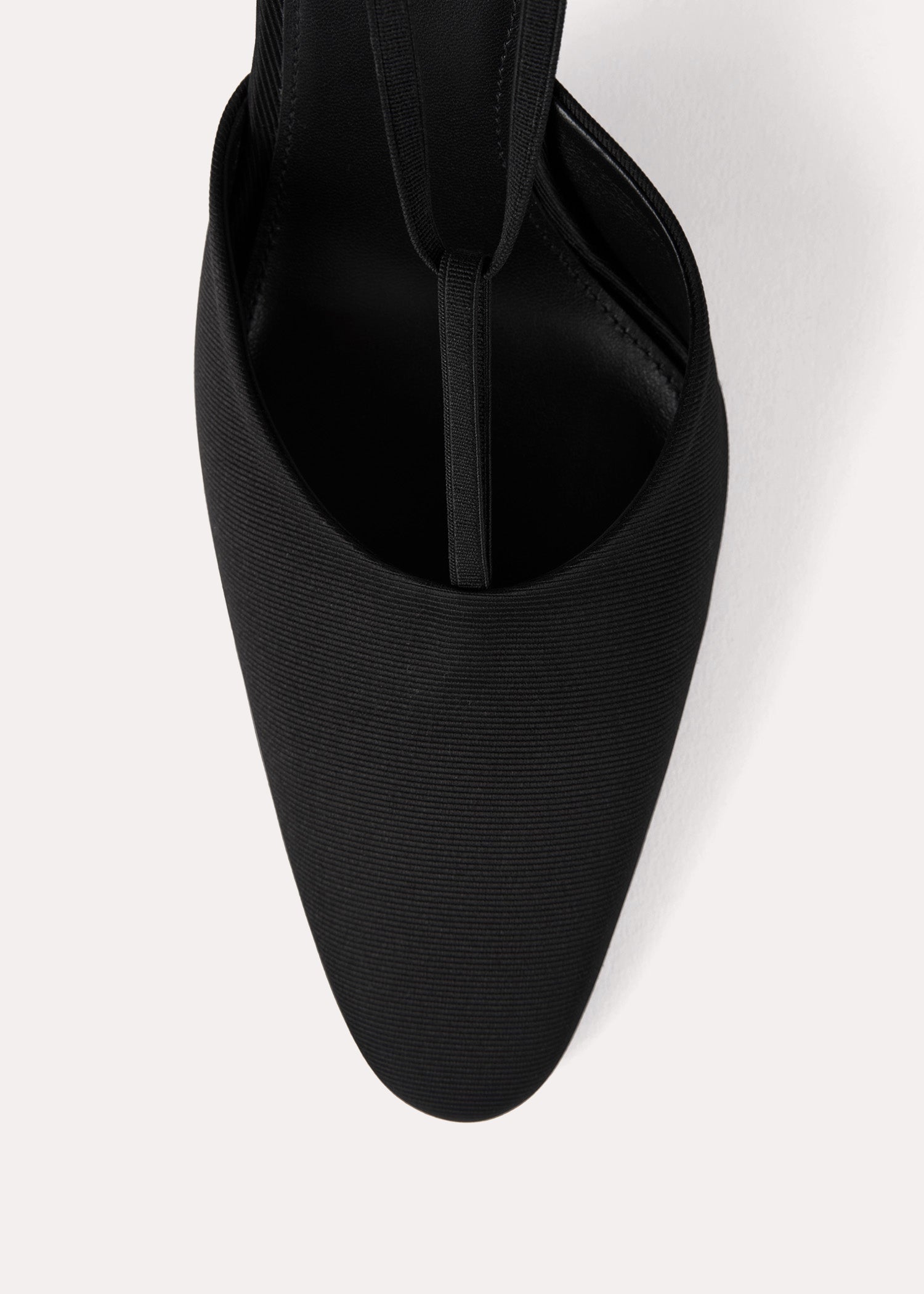 90s silk strappy pumps - Black