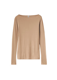 T-shirt à manches longues et col bateau - Nutmeg
