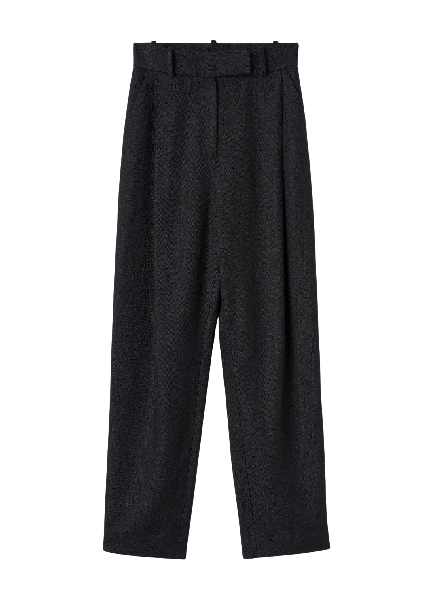 Pantalon à plis profonds - Charcoal Melange
