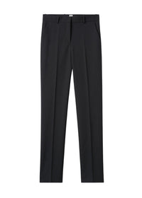 Pantalon slim en laine mélangée - Black