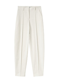 Pantalon à pinces fuselé - Ecru