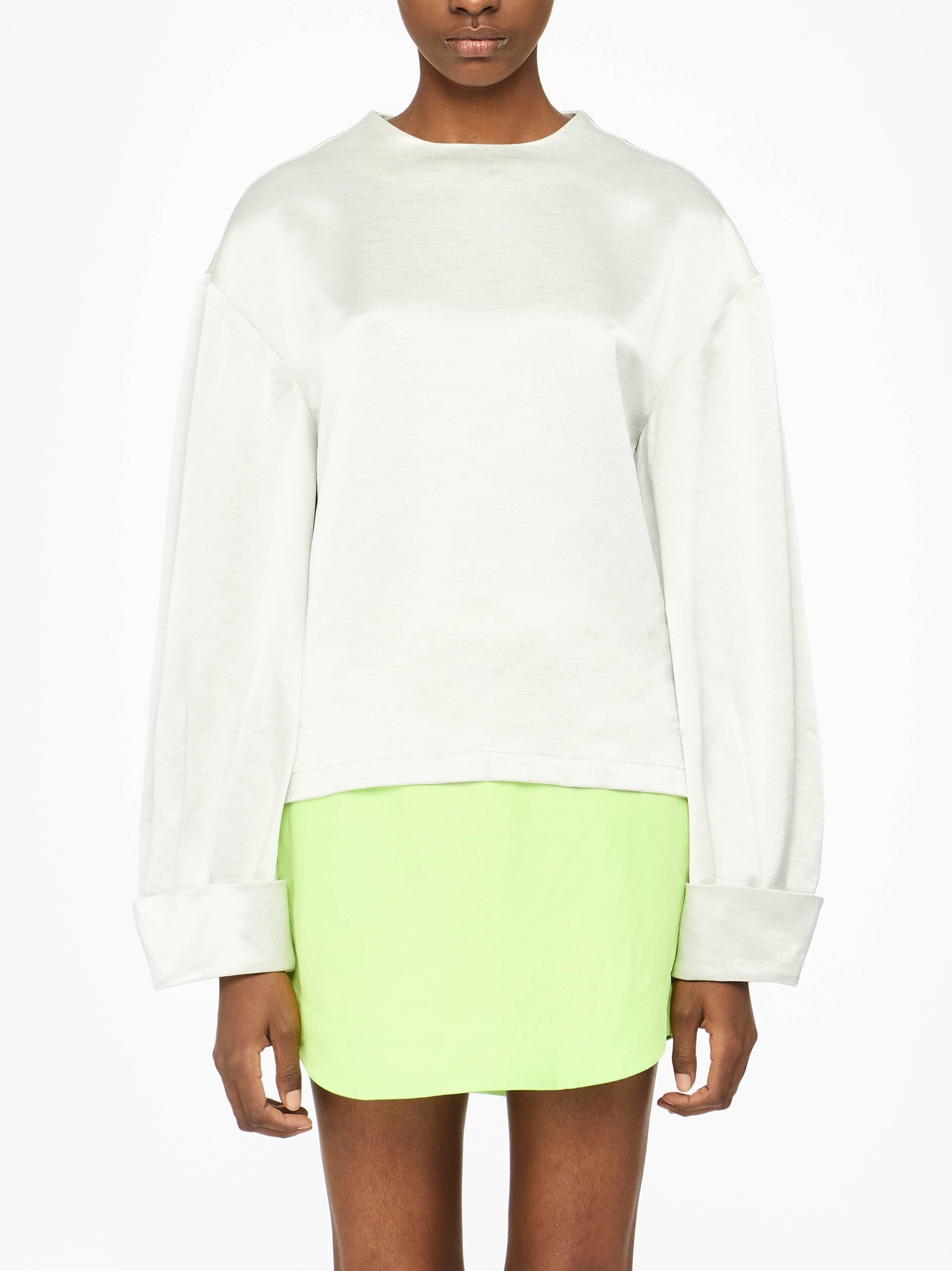 Haut À Manches Tordues - Off White