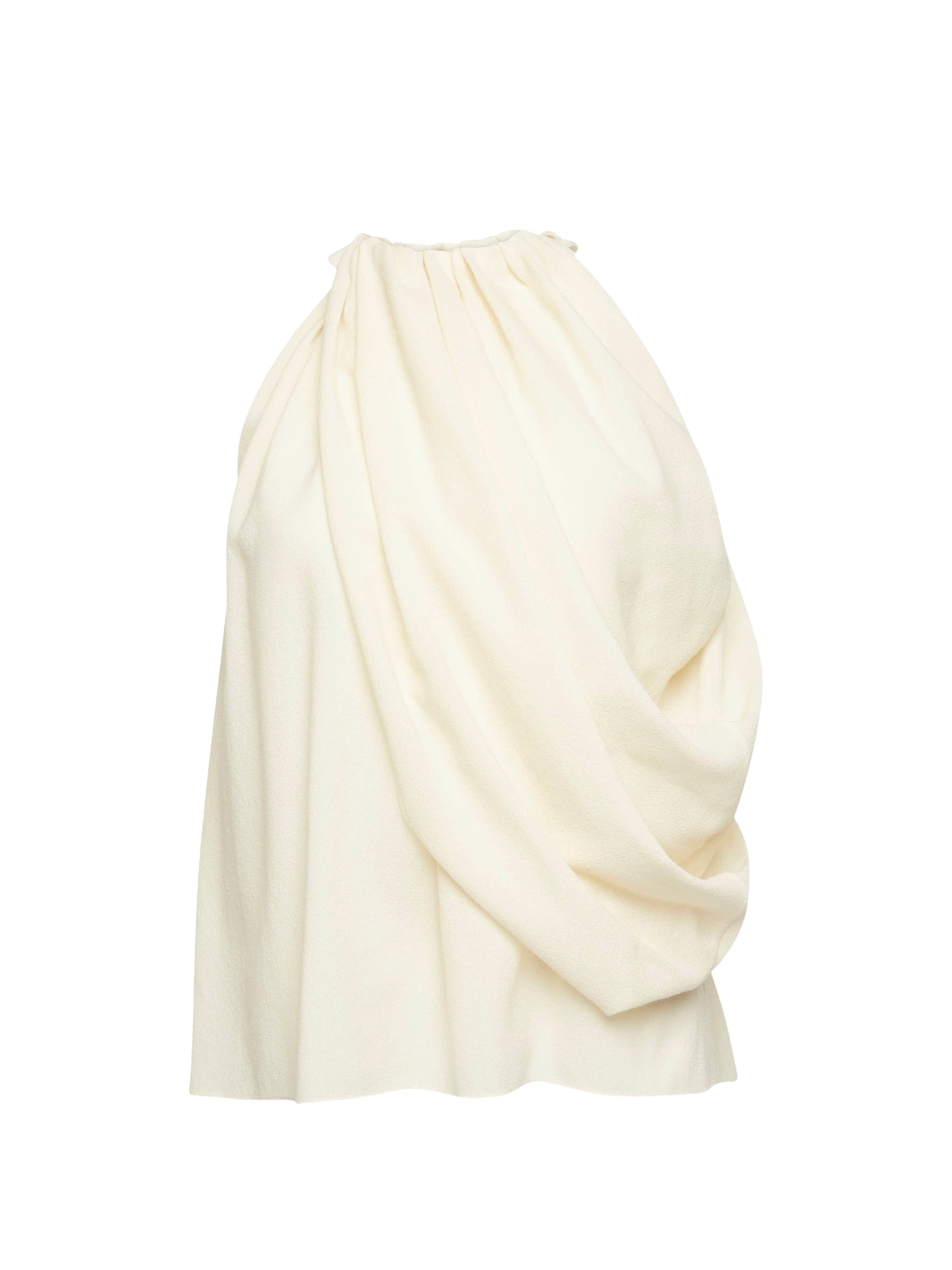 Haut Dos Nu À Drapé - Ivory