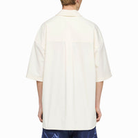 Polo À Poches Matelassé En Toile De Coton - Ivory