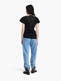 Haut Drapé Asymétrique - Black