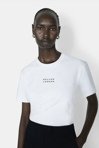 Logo Tshirt - White With Black Logo