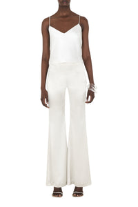 Caraco Bridal Ischia en satin - White