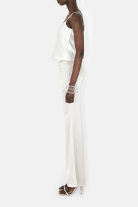 Caraco Bridal Ischia en satin - White