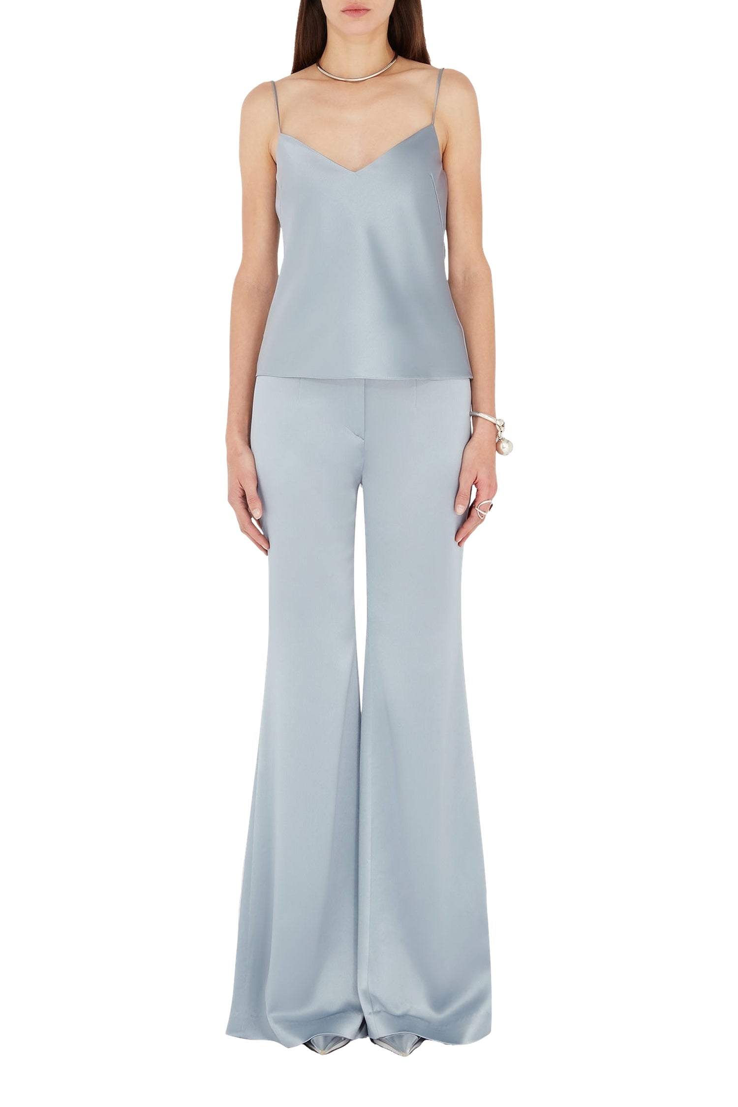 Pantalon Julianne à taille haute - Dove Blue