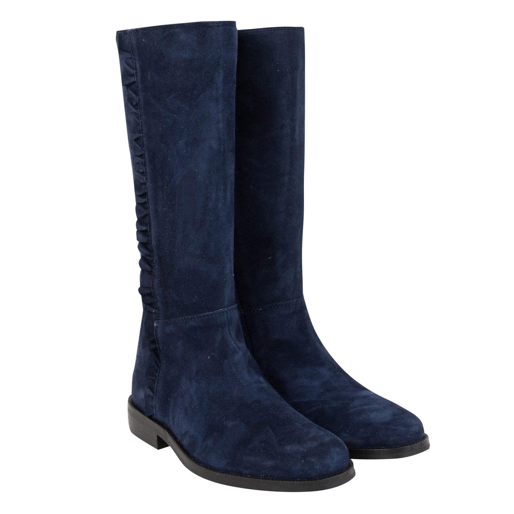 Bottes en daim - Marine