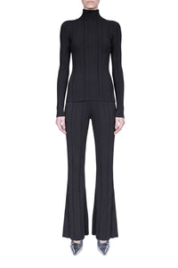 Dawn Plisse Trousers - Black
