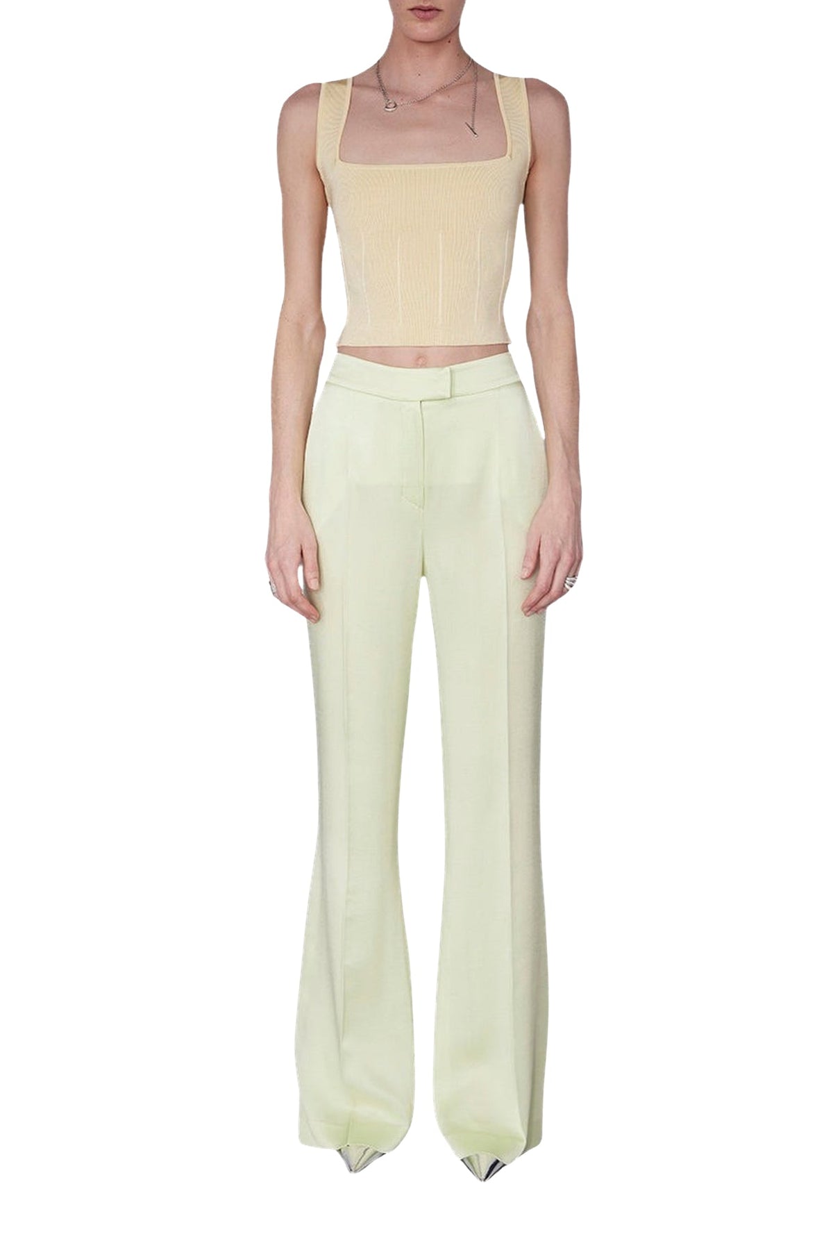 Atalanta Crop Top - Camomile