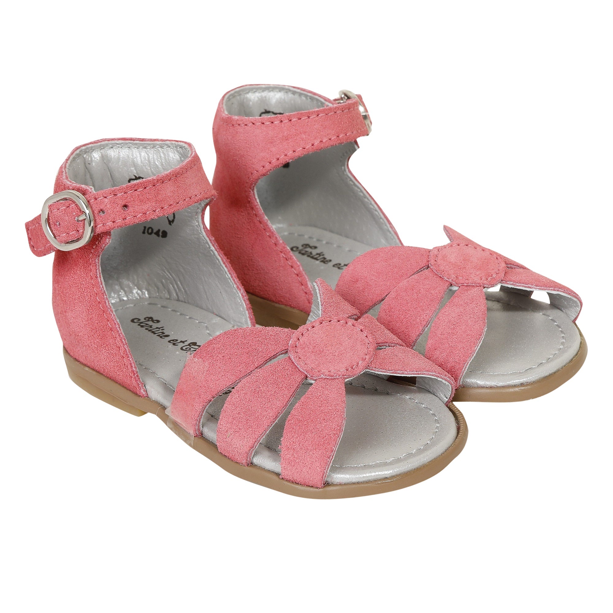 Leather sandals - Watermelon