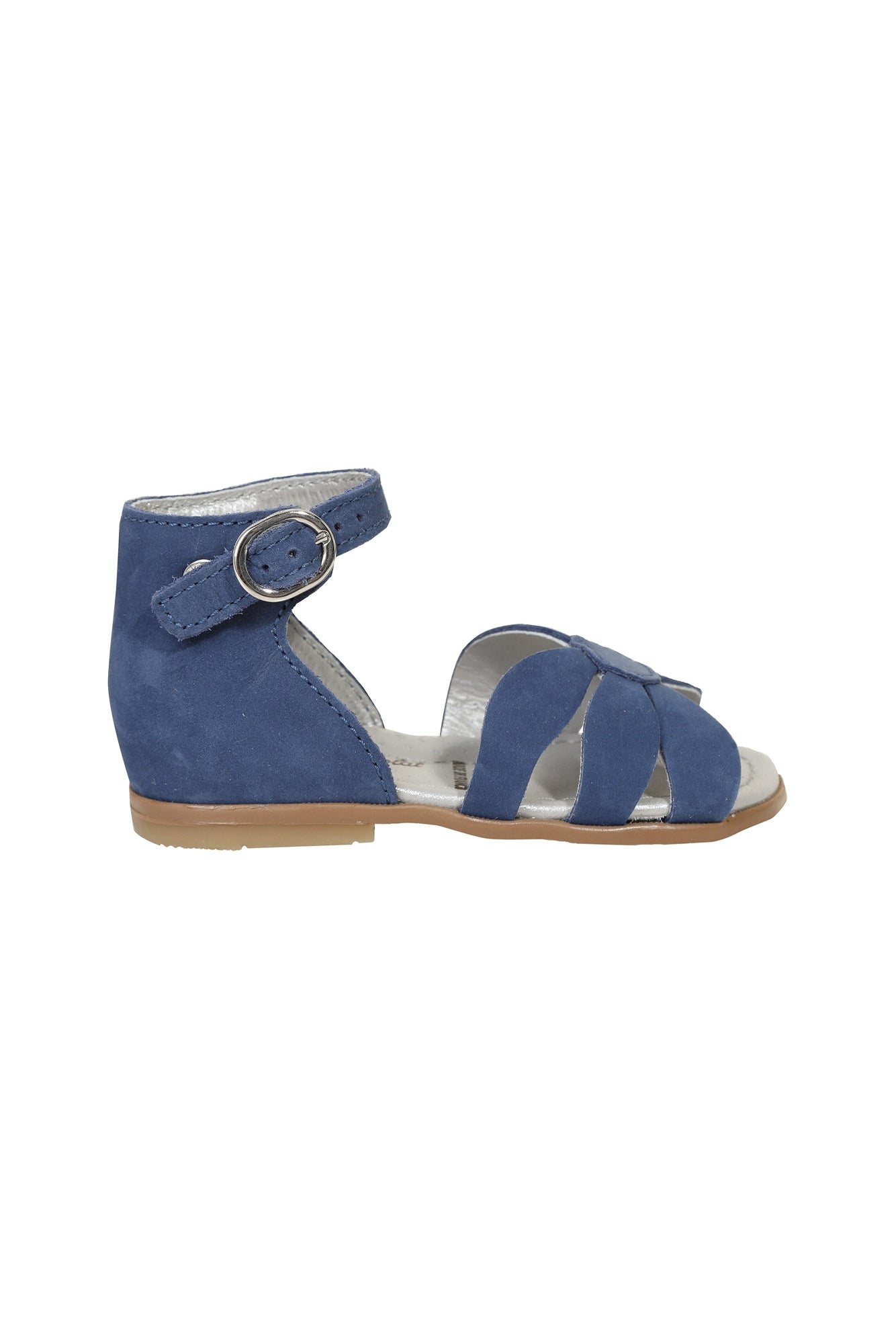 Sandales en cuir - Bleuet