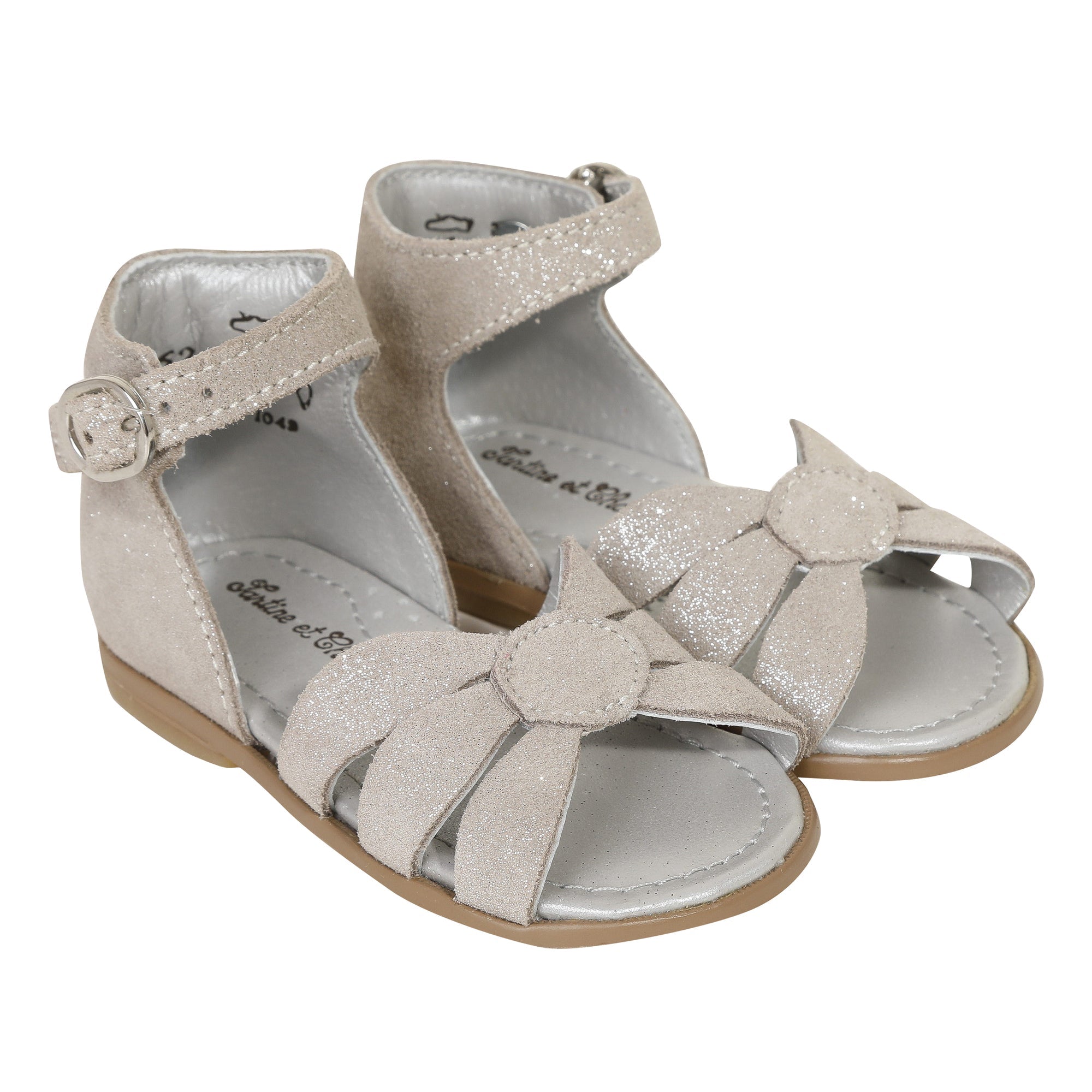 Sandales en cuir - Or