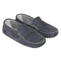 Suede loafers - Navy