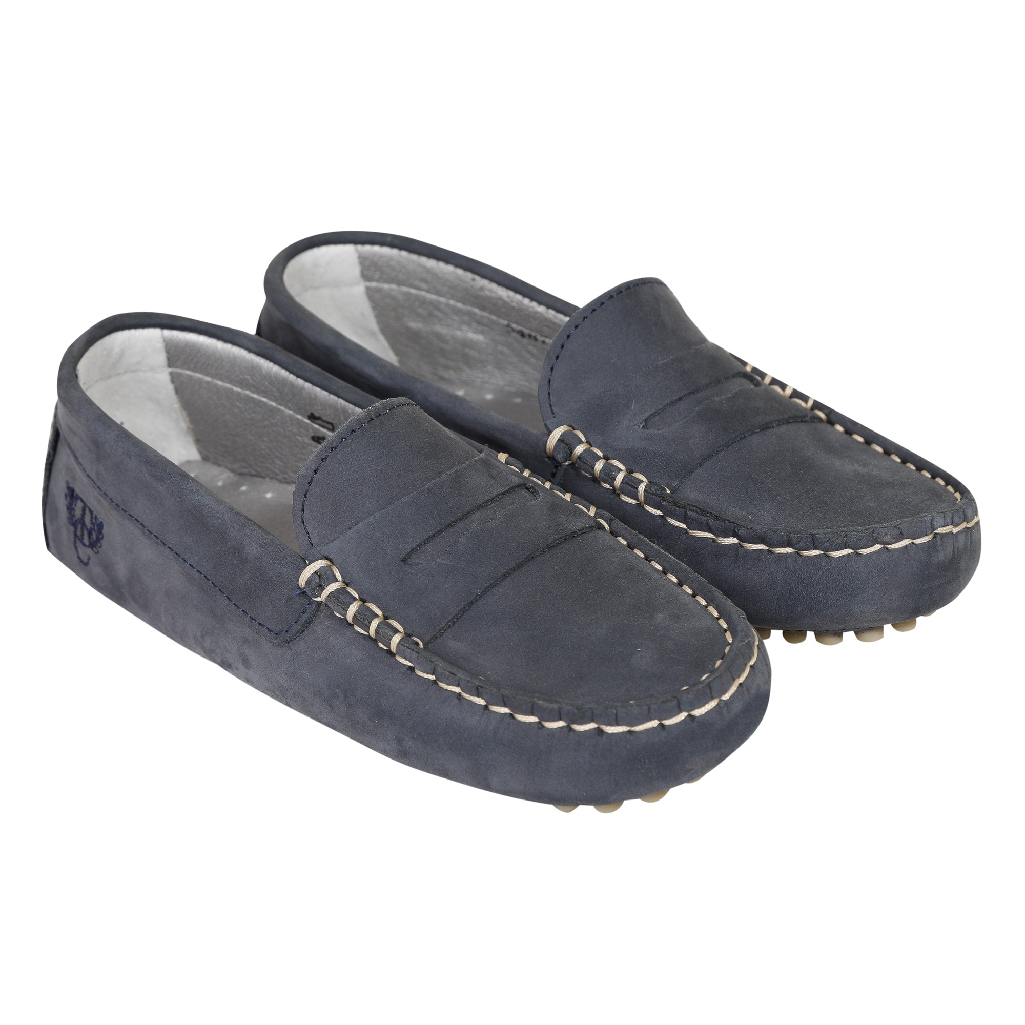 Suede loafers - Navy