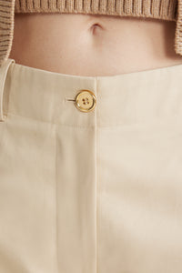 Winter White / Pantalon iconique en coton bio