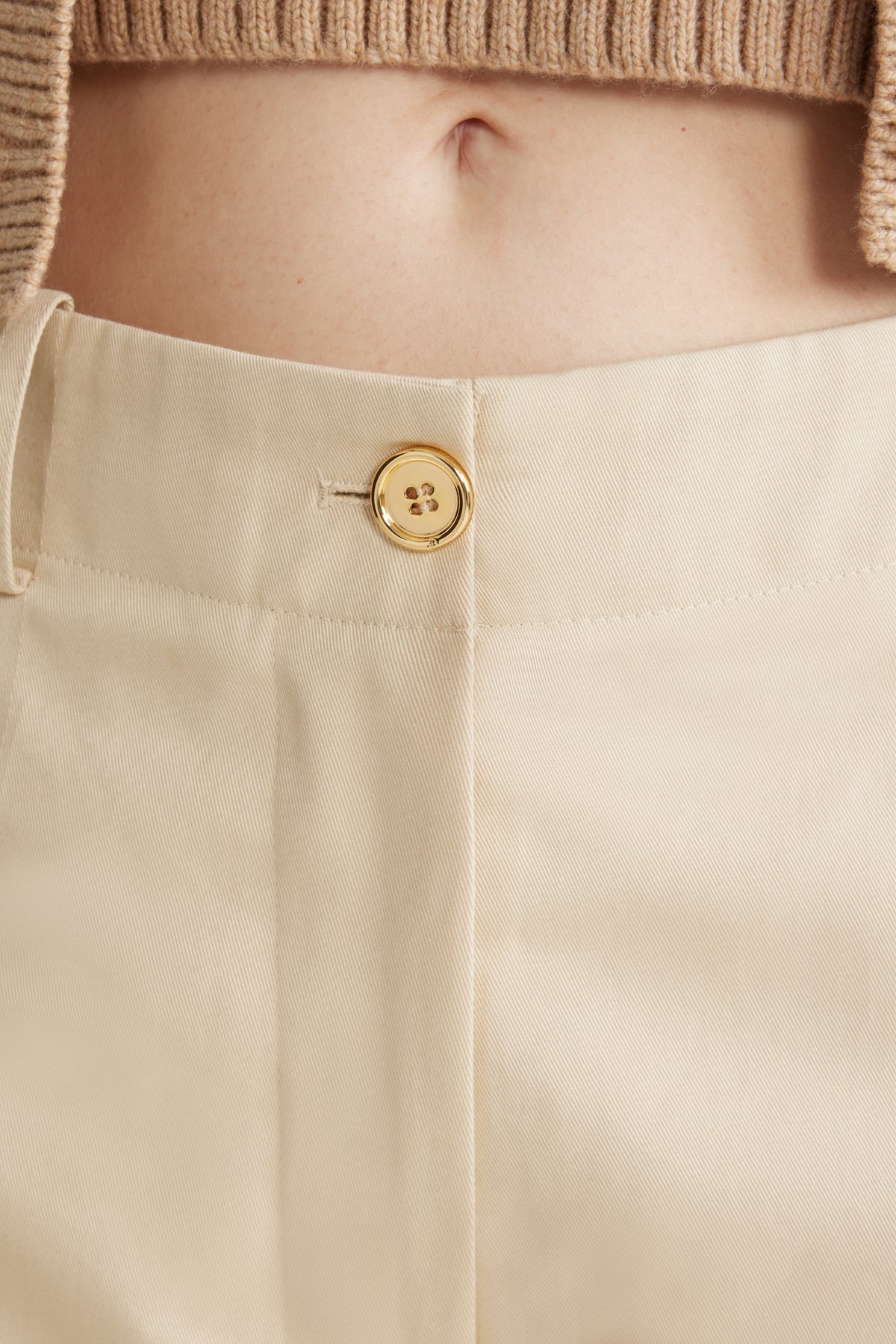 Winter White / Pantalon iconique en coton bio