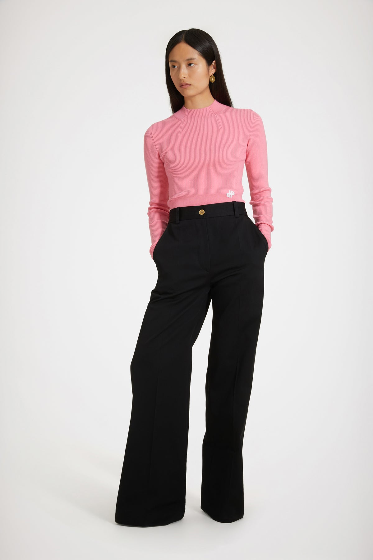 Black / Pantalon iconique en gabardine bio