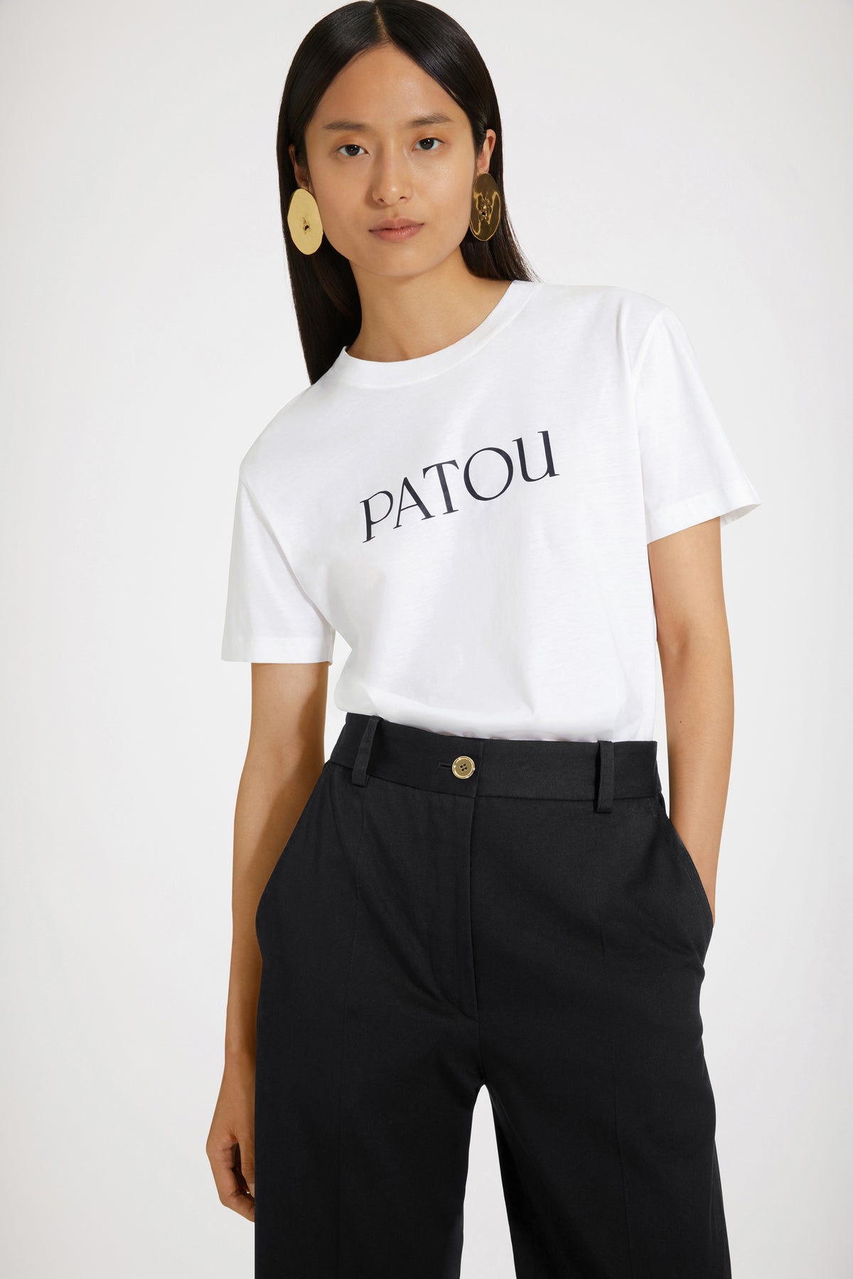 Black / Pantalon iconique en gabardine bio