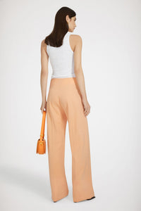 Pantalon iconique en laine technique - Orange Clair