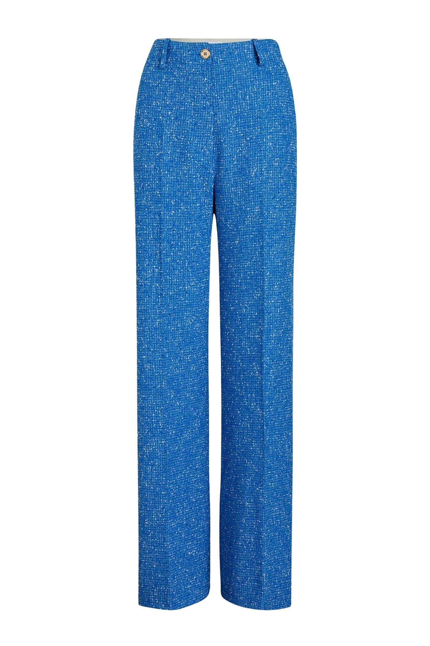 Pantalon en tweed de laine - Bleu