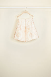 Short taille haute en jacquard - Fleur de Pêche