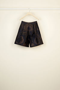 Short taille haute en jacquard - Ambre