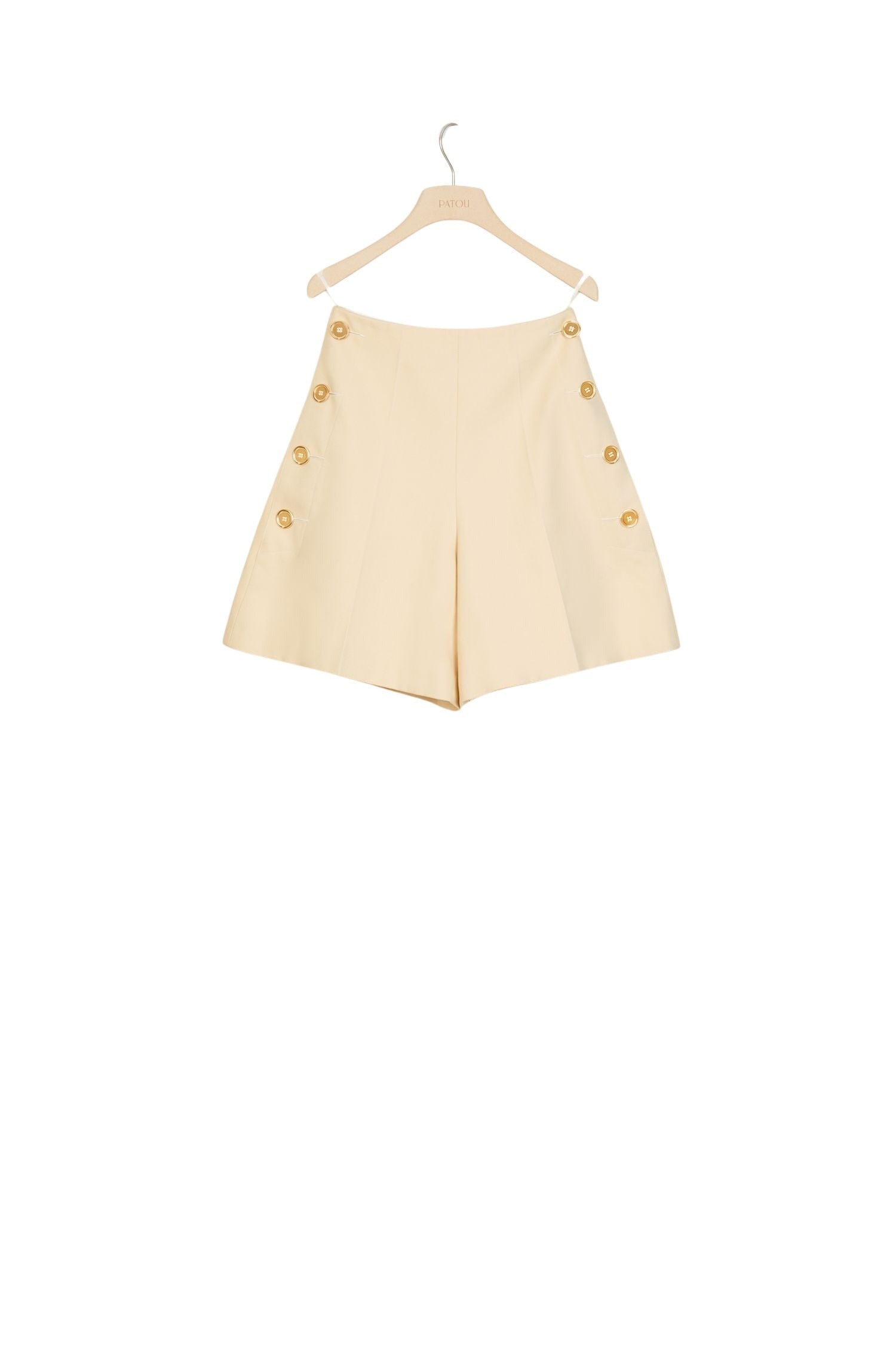 Short à taille haute - Vanille