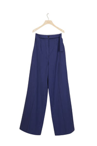 Pantalon ample en seersucker - Bleu Persan