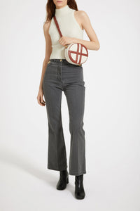 Pantalon évasé en denim bio