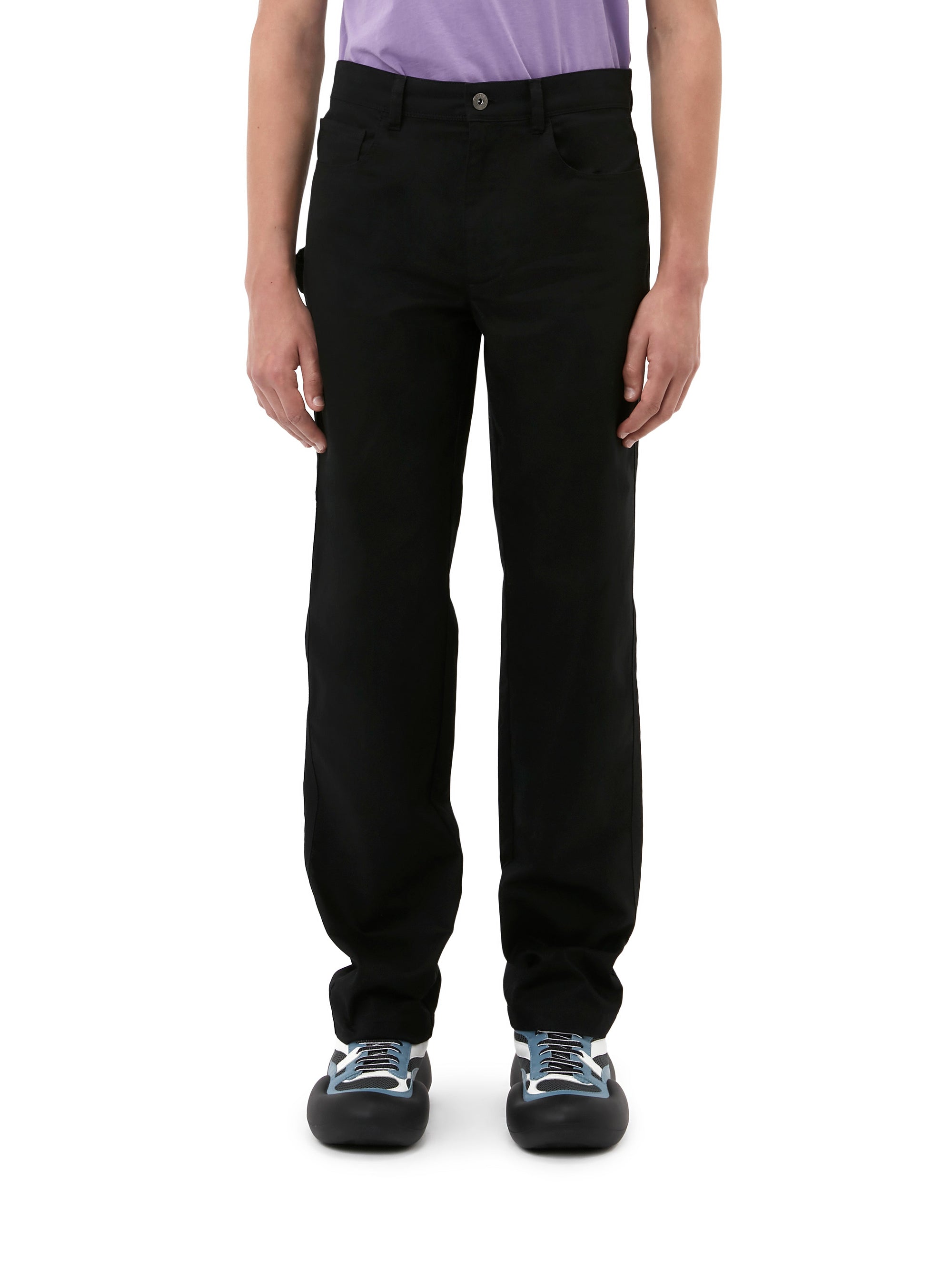 Pantalon chino à poches - Black