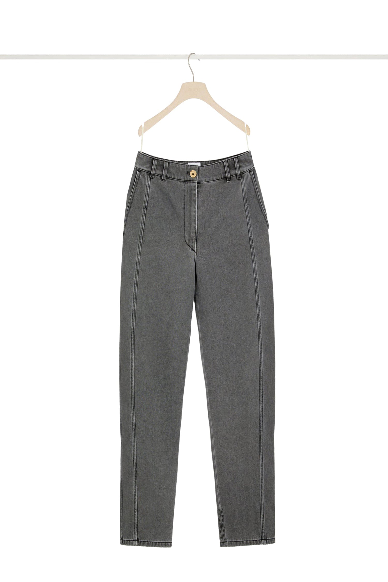Pantalon cargo en denim bio