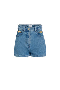 Denim mini shorts - Blue