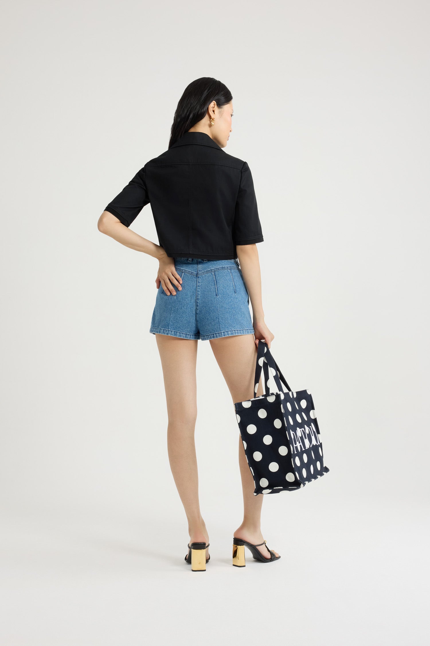 Heritage Blue Wash / Mini short en denim