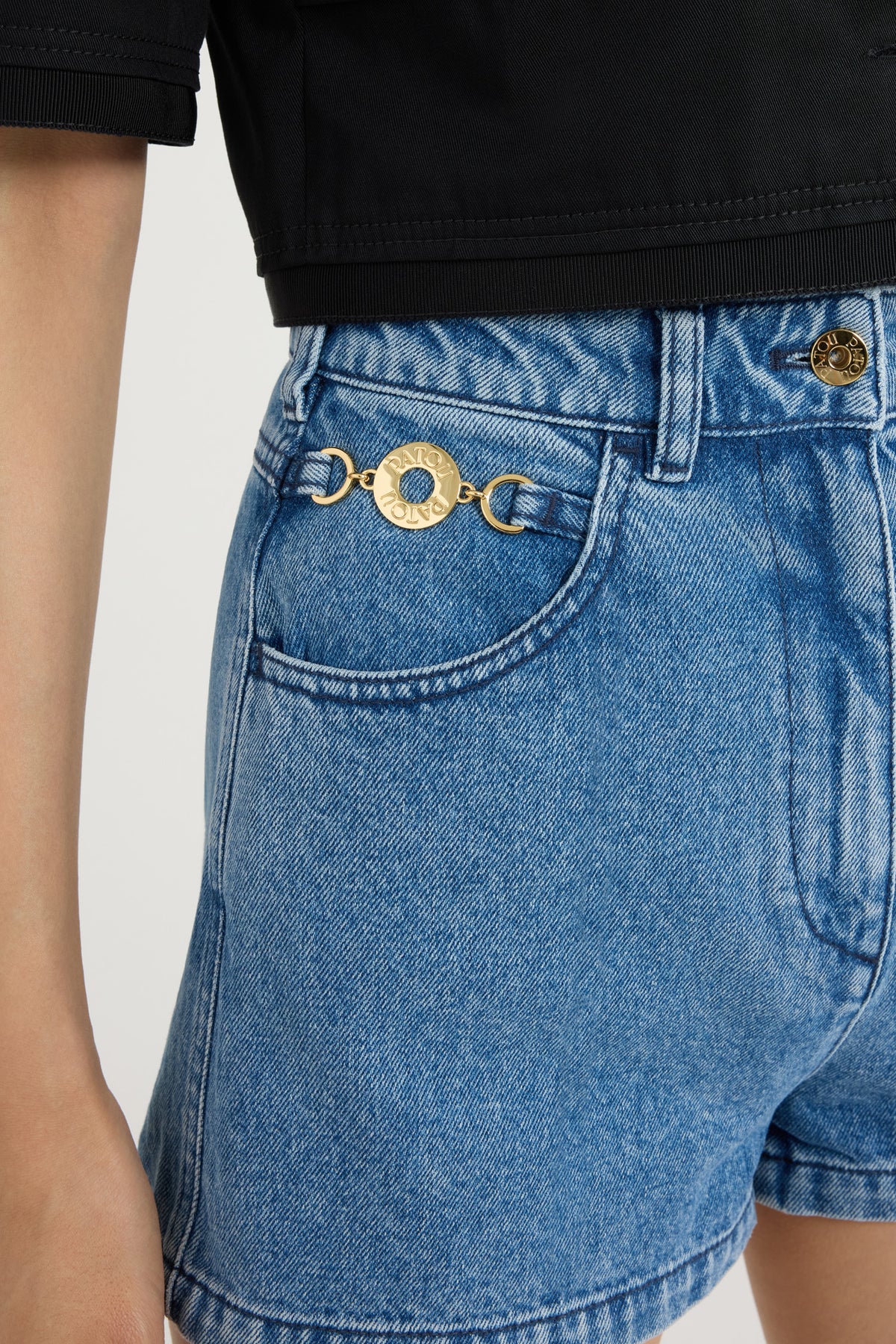Heritage Blue Wash / Mini short en denim