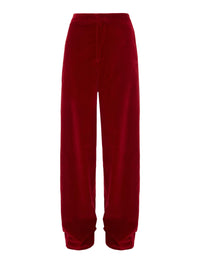Pantalon droit en velours - Red