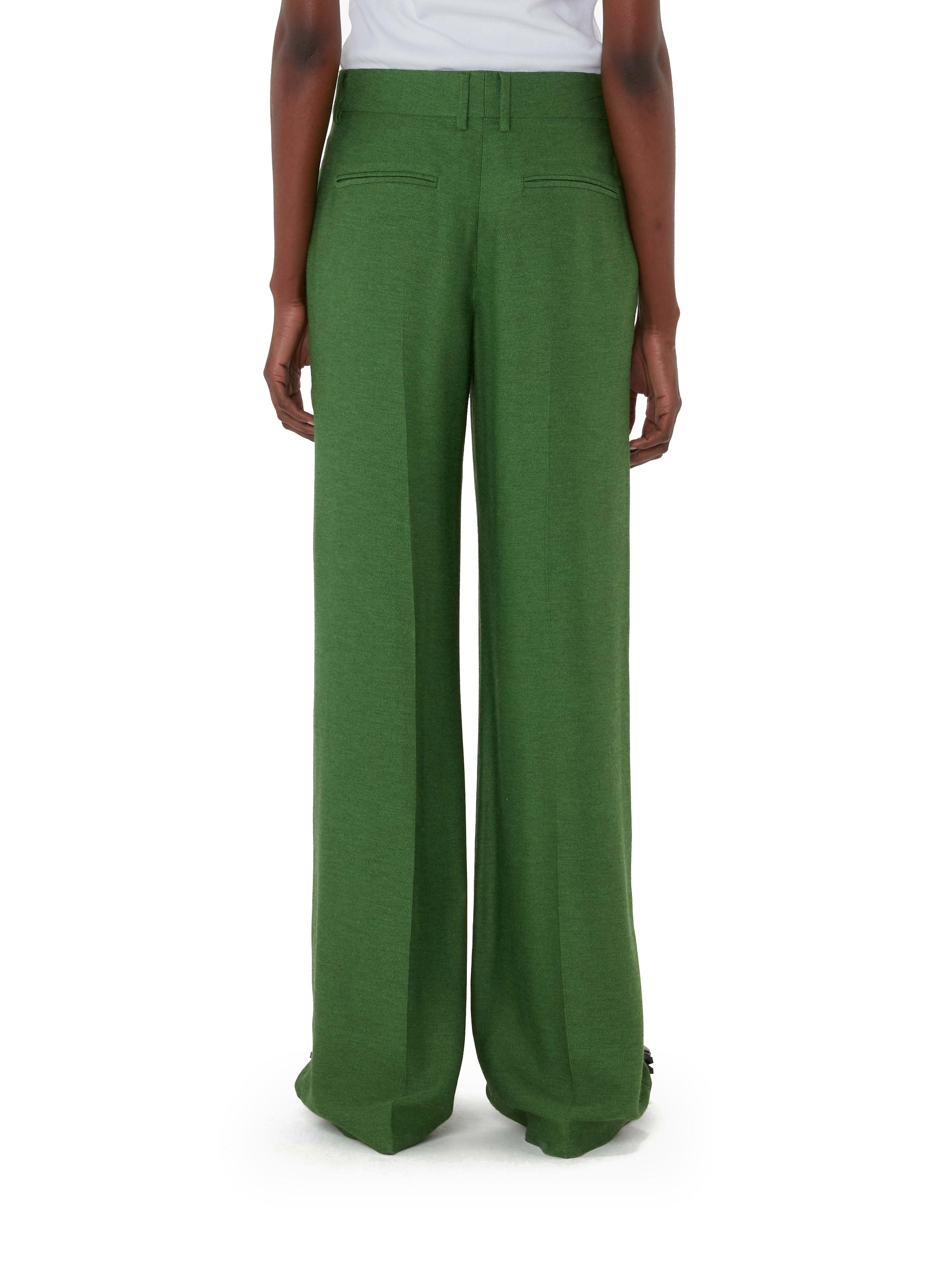 Pantalon ajusté et boutonné - Apple Green