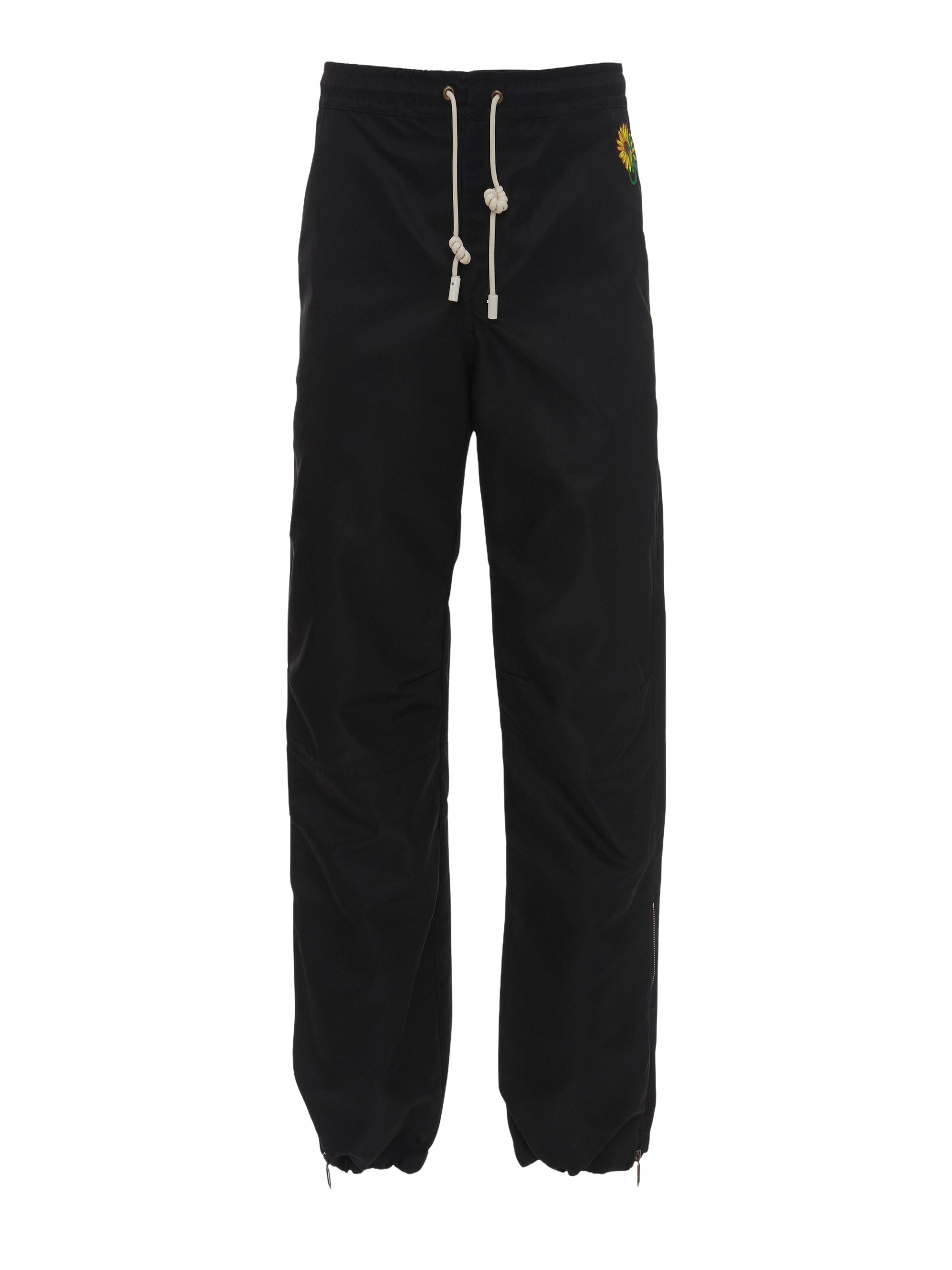Pantalon à revers zippés - Black