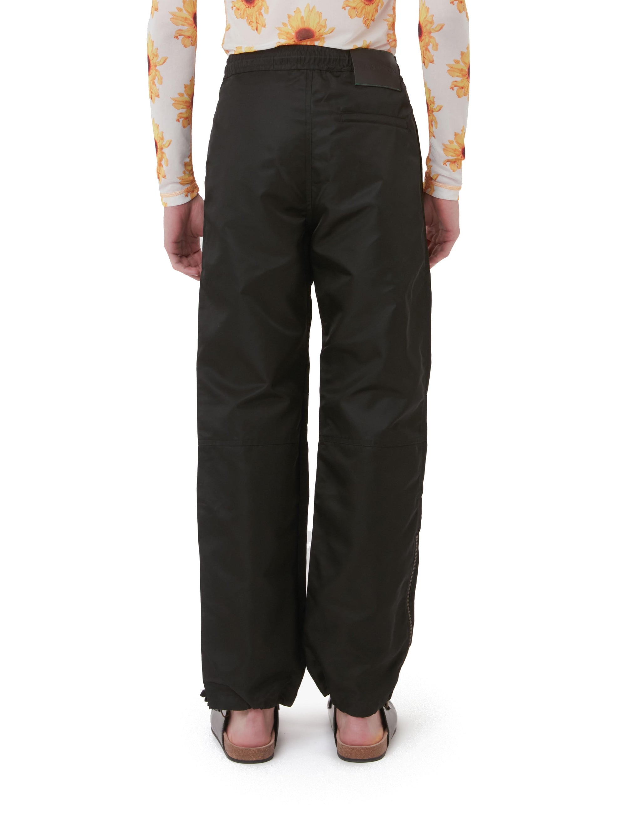 Pantalon à revers zippés - Black