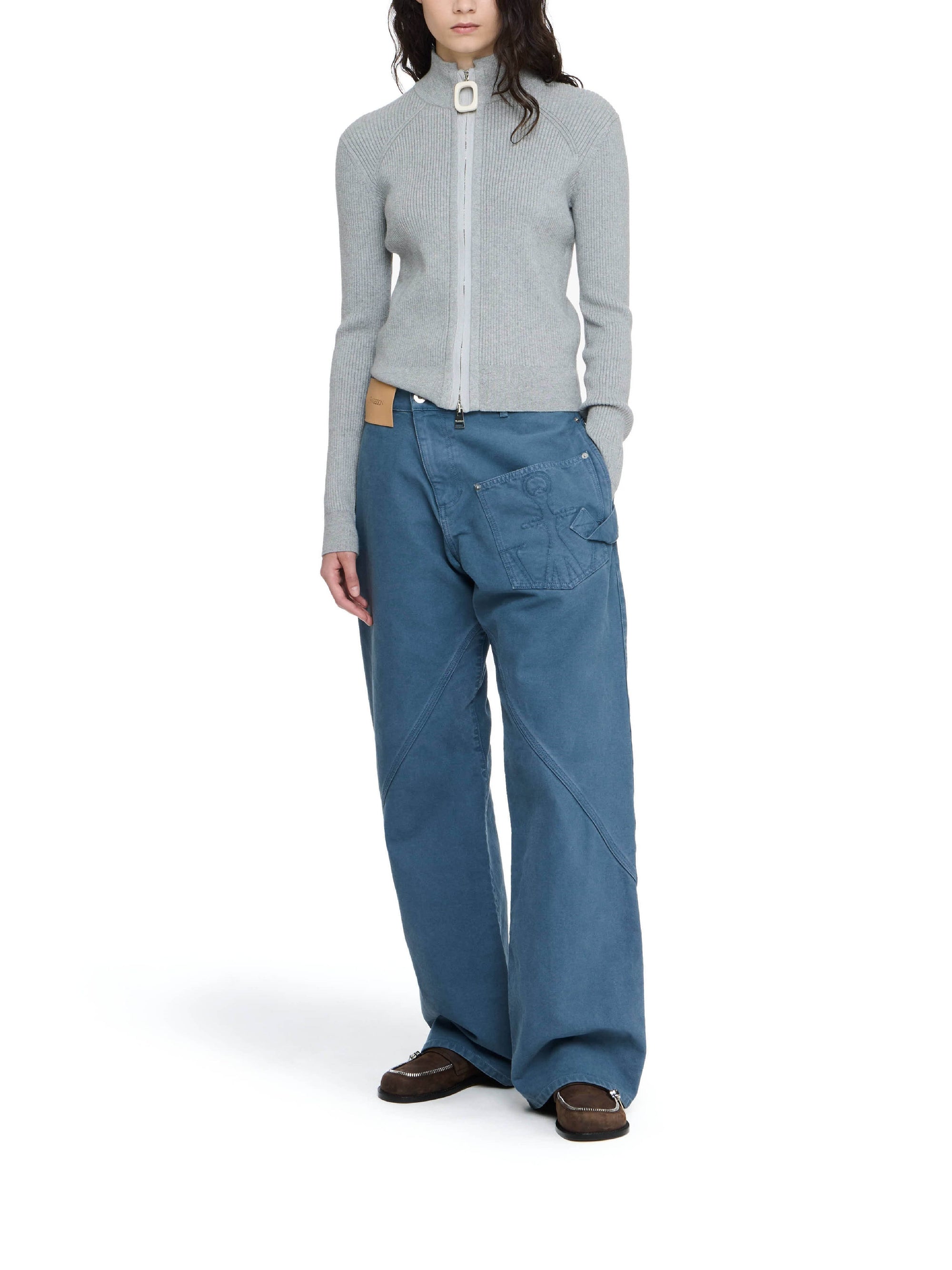 Pantalon à coutures torsadées - Steel Blue