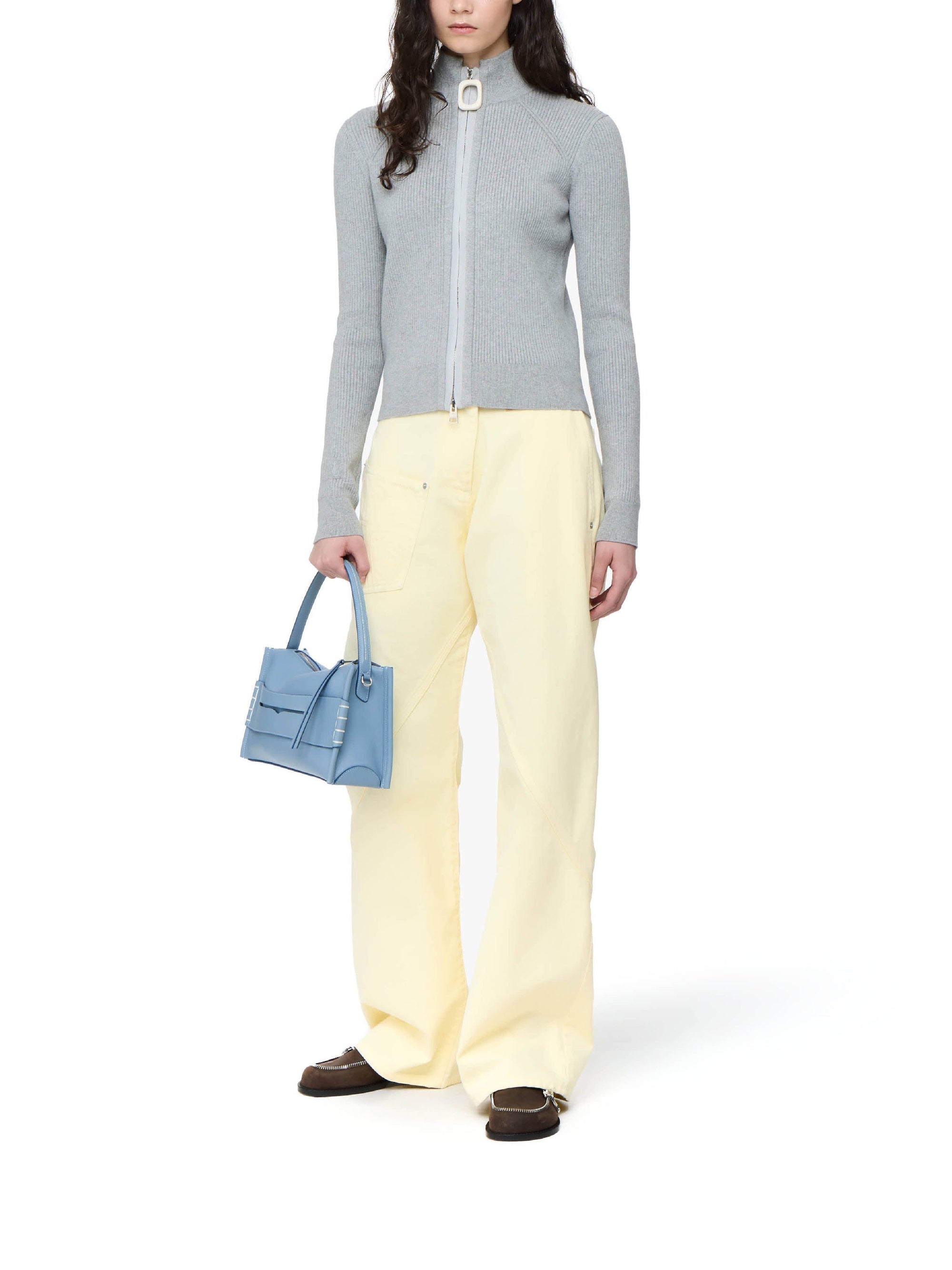 Pantalon à la silhouette torsadée - Lemon