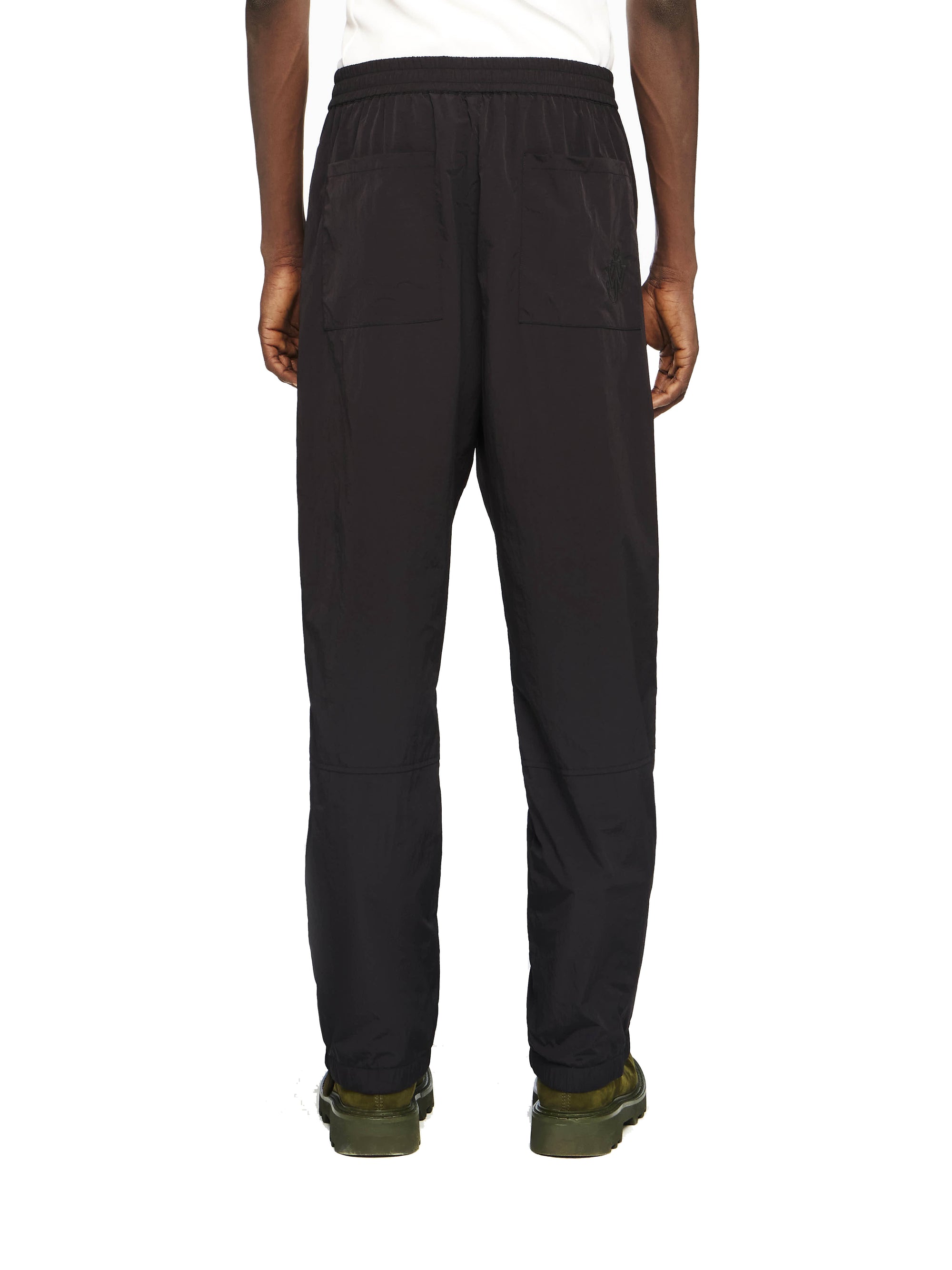 Pantalon À Taille Haute Et Jambes Larges - Black