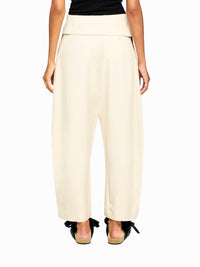 Pantalon À Virgules - Beige