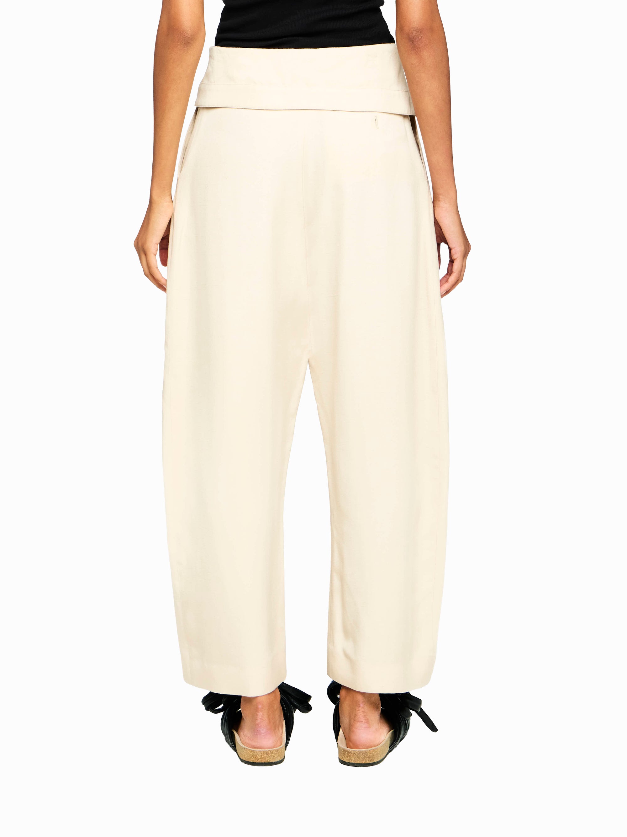 Pantalon À Virgules - Beige
