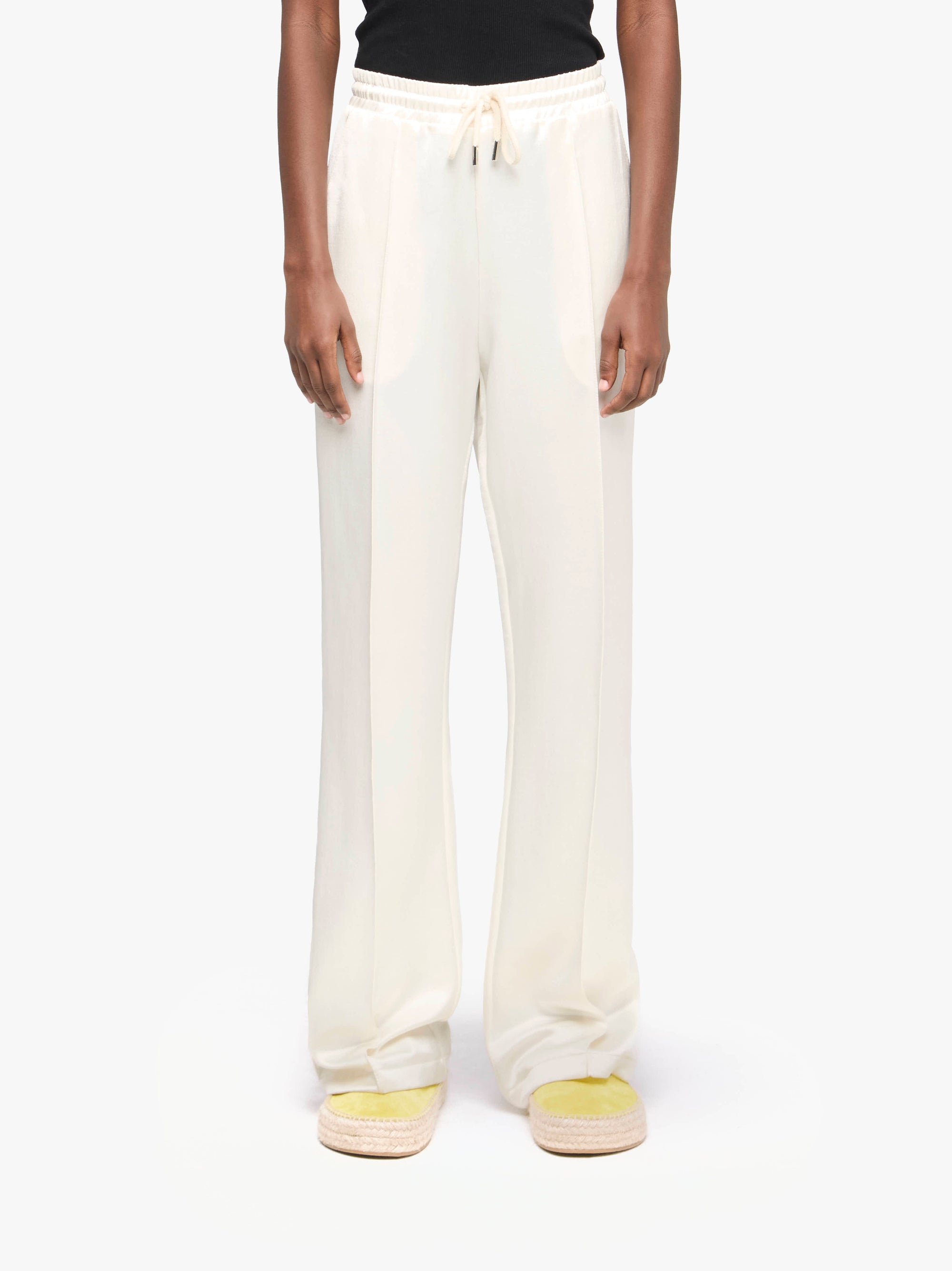 Pantalon À Cordon De Serrage - Off White