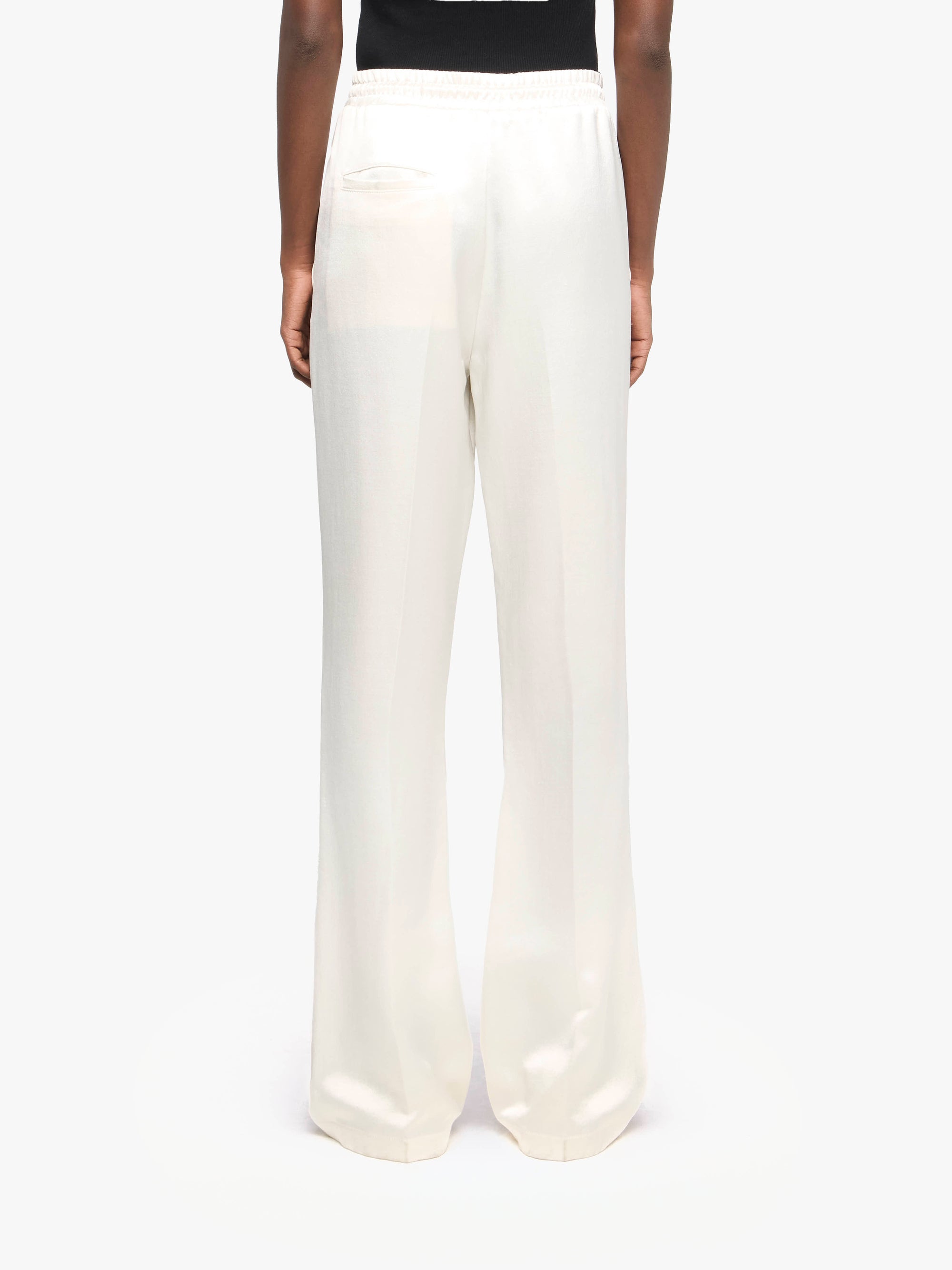 Pantalon À Cordon De Serrage - Off White