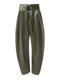 Pantalon fuselé taille haute - Khaki