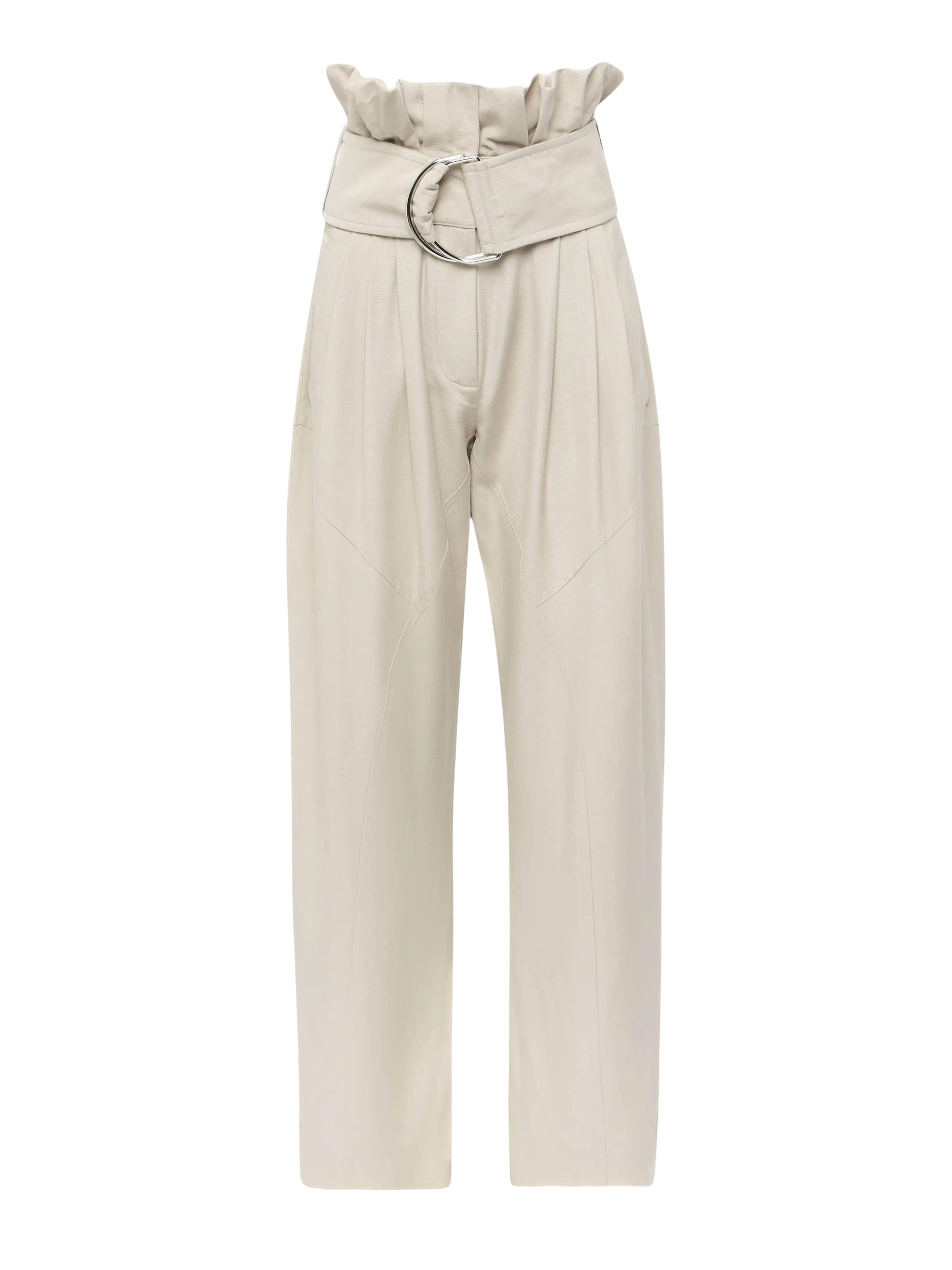Pantalon fuselé taille haute - Stone